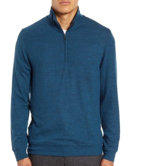 NORDSTROM MEN'S SHOP Half Zip Pullover - Picture 1 of 5